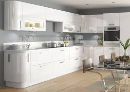 Haddington White Kitchen Mdf Painted High Gloss Glossy Kitchen White Gloss Kitchen Curved Kitchen