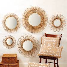 Shop rattan & bamboo furniture at interiors online. Bayou Breeze 5 Piece Boswell Natural Rattan Mirror Set Reviews Wayfair