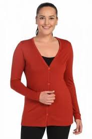 Lir Kadin Mevsimlik Dugmeli Triko Ceket Kiremit 5044 Moda Stilleri Mont Triko