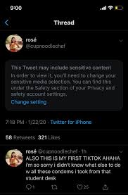 To see all your followed topics, and those we think you are interested in based on your activity and profile, visit your twitter data. Jasmine On Twitter I Can T Believe Twitter Made This Sensitive Content Normalize Safe Sex 2020 Https T Co Htvar8cqbm Twitter