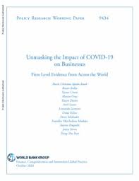 Unmasking The Impact Of Covid 19 On Businesses Firm Level Evidence From Across The World