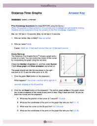 Time graph, part 2 describes how to determine the acceleration of an object three different ways from the graph of its velocity over time. Student Exploration Distance Time Graphs Gizmo Answers Pdf Fill Online Printable Fillable Blank Pdffiller