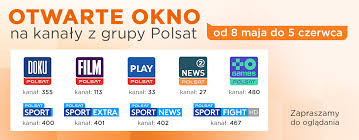 Polsat 1, polsat 2, cafe, film, play, tv4, tv6, polsat sport, muzo.tv oraz polsat news. Kanaly Polsatu W Otwartym Oknie Toya Aktualnosci Toya Internet Telewizja Telefon