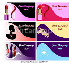 Choose from one of our free beauty business card templates at overnight prints or upload your own design! 6 Beauty Business Cards Set Of 6 Business Cards For Jewelry Massage Beauty Or Cosmetic Use And More Also Available In Canstock