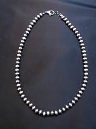 Find great deals on ebay for navajo pearl necklace. Native American 6mm Bead Navajo Pearls Sterling Silver Necklace 16 Inch Length