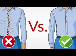 How Should A Dress Shirt Fit I Lay It Out For You In This Easy To Understand Info Graphic Enjoy C Mens Shirt Dress Men Wearing Dresses Casual Shirts