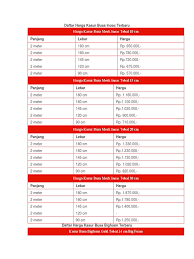 Promo kasur lipat rebounded/ rebonded ( bukan busa ) 80 x 200 x 4 cm Daftar Harga Kasur Busa Inoac Terbaru 2018