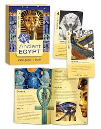 Card Game Book Set 36 Playing Cards A 34 Page Fact Book Play A New Version Of Ancient Egypt Ancient Egypt Books Fishing Cards