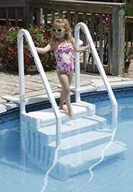Amazon Com Above Ground Swimming Pool Step To Deck Garden Outdoor Pool Steps Above Ground Pool Steps Swimming Pool Steps