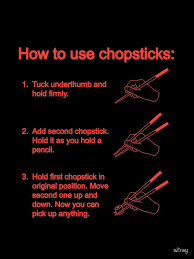 How to use chopsticks