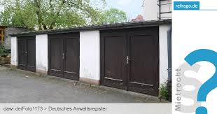 Eine vorlage finden sie in diesem ratgeber. Darf Der Vermieter Eine Vermietete Garage Separat Kundigen Refrago