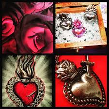 Amore Rosso Passione Red Redheart Sacrocuore Cuoresacro Exvoto Sacrecoeur L Love Passion Bemyvalentine Gothicjewelry Etsy Instagram