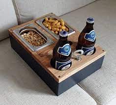 Sofa Tablett Bier Kiste Couch Butler Ablage Sofa Tablett Holzgeschenke Kiste Basteln
