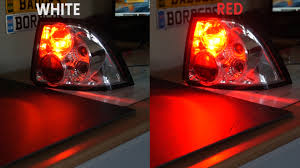 Red Or White Led Bulb Behind A Red Lens With Video Demonstration Automotive News By Abd Co Uk