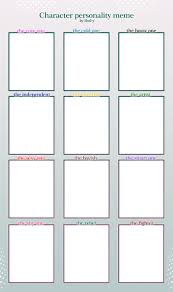 Draw Your Character That Matches The Personality Listed In The Box Drawing Art Meme Draw Drawing Meme Drawing Challenge Art Prompts