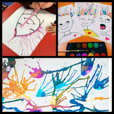Cele mai frumoase planse de colorat pentru copii. 9 Idei De Pictura Pentru Copii CurioÈ™i De Mici Diferite Tehnici