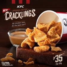 The only hitch is that to order it you'll have to travel to indonesia,. Kfc Starts Selling Fried Chicken Skin Morning Wdrb Com