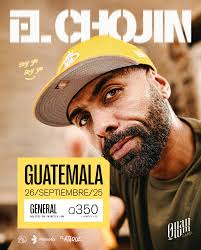 el_chojin_oficial regresa a Guatemala ‼️🇬🇹 Esta vez con una experiencia  completa diseñada para todos los Fans.🥇 El concierto principal será el  viernes 26 de septiembre, adicional tendremos un Meet&Greet el jueves 25