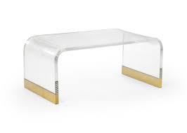 Deguise Home Acrylic Waterfall Coffee Table 1 449 95 Https Www Deguiseinteriors Com Acrylic Waterfa Acrylic Coffee Table Chelsea House Iron Coffee Table