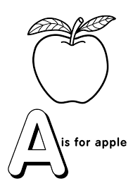 There are different types of pictures available for coloring, including a basket of apples, an apple core, apples in a tree as well as the most. Coloring Pages A For Apple Coloring Page For Kids
