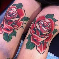 Got To See These Knees All Healed Today Rose Tattoos Traditional Tattoo Tattoos
