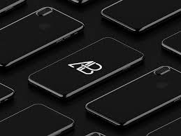 Isometric Iphone X Mockup Vol 2 Iphone Mockup Iphone Iphone Psd
