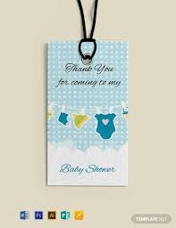 Dec 10, 2019 · if you're planning a baby shower on a budget, make sure to check out these printable baby shower games. Baby Shower Thank You Tag Template Illustrator Word Apple Pages Psd Publisher Template Net