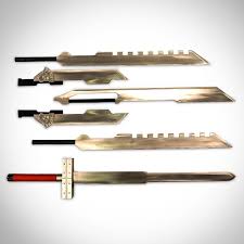 Final Fantasy Advent Children Transforming 6 Blades Buster Handmade Rare T