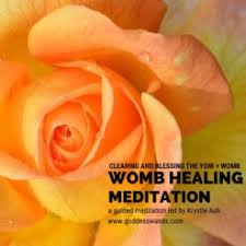 When our throat chakra on her again. Womb Healing Meditation Yoni Womb Clearing Blessing Goddess Wands