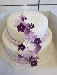 Die selbst gestalteten karten können sie einfach und schnell selber drucken und gestalten. Tauftorte Madchen Lila Blumen Violett Mit Fondant Christening Cake Girl Purple Taufe Kuchen Madchen Taufe Kuchen Torte Konfirmation