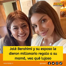 Jalé Berahimi decidió sorprender a su mamá por su cumpleaños y le dio un  millonario regalote 😳💰⬇️ #jaleberahimi
