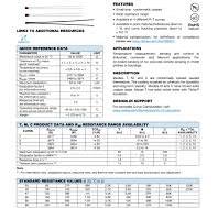T, M, C NTC Thermistors, Radial Leaded and Coated