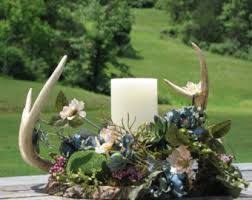 Deer Antler Table Decorations Google Search Rustic Flower Arrangements Rustic Wedding Centerpieces Flower Centerpieces Wedding