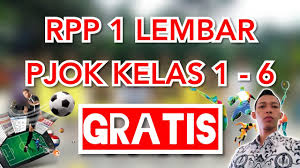 Check spelling or type a new query. Rpp 1 Lembar Pjok Sd Semester 1 Kelas 1 6 Youtube