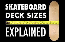 Skateboard Deck Sizes Explained Stix Ride Shop