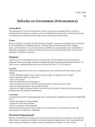 Infectia Cu Tricomonas