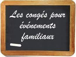 Maybe you would like to learn more about one of these? Conges Pour Evenements Familiaux Mariage Naissance Deces Pacs