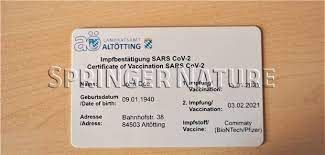 Die karte ist der digitale impfpass, den der landkreis altötting in oberbayern nach der zweiten spritze ausstellt. Landkreis In Bayern Gibt Digitale Impfkarten Aus
