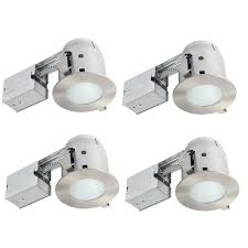 Globe Electric Company Ic Rated Bathroom Lighting 4 Recessed Lighting Kit Reviews Wayfair