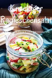 Rezept Fur Knackigen Radieschensalat Radieschen Einfach Radieschen Salat Rezepte Radieschen