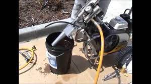 Wagner Heavycoat Demo Spraying Waterproofing Membrane Youtube