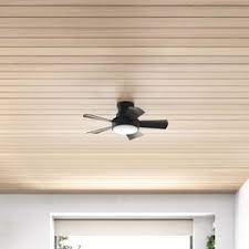 Led indoor white ceiling fan with light kit (1461) pendersen 42 in. Modern Small Room Ceiling Fans Allmodern