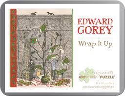 Maybe you would like to learn more about one of these? Edward Gorey Wrap It Up 100 Piece Jigsaw Puzzle