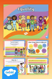 Equality Powerpoint For Kids In 2020 Interactive Activities Classroom Community Equality