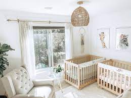 A Sweet Boho Style Nursery For Twins Boho Baby Room Nursery Twins Boho Style Room