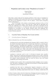 For example, each word in the following sentence is a distinct morpheme: Https Citeseerx Ist Psu Edu Viewdoc Download Doi 10 1 1 107 1385 Rep Rep1 Type Pdf