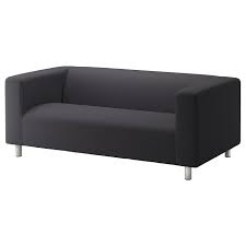 Klippan Bezug 2er Sofa Kabusa Dunkelgrau Ikea Osterreich In 2020 Love Seat Ikea Ikea Sofa