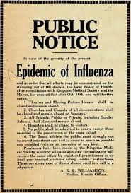 In a statement, interior health said the outbreak was. History A Newspaper Notice In Kelowna Bc On November 7th 1918 Announcing The Closure Of Public Spaces During The Spanish Flu Pandemic D W Sutherland The Mayor At The Time Banned The