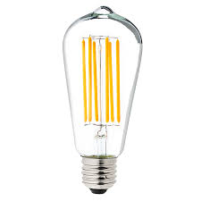 Shop for led daylight light bulbs in led light bulbs. St18 Led Filament Bulb 60w Equivalent Vintage Light Bulb Dimmable 537 Lumens Super Bright Leds