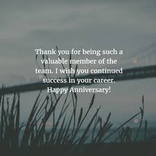 Thank you for many wonderful years of service! Work Anniversary Quotes For 10 Years Enkiquotes